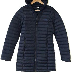 UNWORN. THE NORTH FACE 700 Down Stretch Quilted hoodie Coat